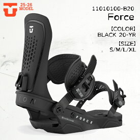予約 25-26 ユニオン フォース ビンディング スノーボード UNION FORCE BLACK 20YR メンズ スノボ 2026 日本正規品