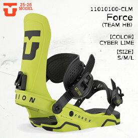 予約 25-26 ユニオン フォース ビンディング スノーボード UNION FORCE CYBER LIME メンズ スノボ 2026 日本正規品