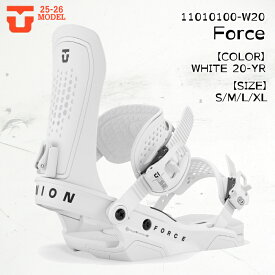 予約 25-26 ユニオン フォース ビンディング スノーボード UNION FORCE WHITE 20YR メンズ スノボ 2026 日本正規品