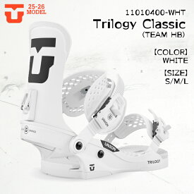 予約 25-26 ユニオン トリロジー クラシック ビンディング スノーボード UNION TRILOGY CLASSIC WHITE レディース スノボ 2026 日本正規品