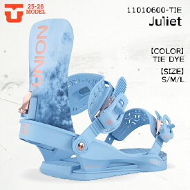 予約 25-26 ユニオン ジュリエット ビンディング スノーボード UNION JULIET TIE DYE レディース スノボ 2026 日本正規品