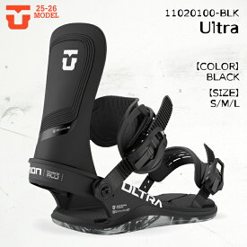 【1月はポイント10倍※要エントリー】25-26 ユニオン ウルトラ ビンディング スノーボード UNION ULTRA BLACK メンズ スノボ 2026 日本正規品