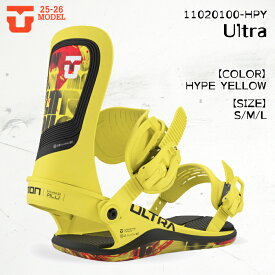 予約 25-26 UNION ユニオン ULTRA ウルトラ HYPE YELLOW メンズ スノーボード ビンディング バインディング 2026 日本正規品