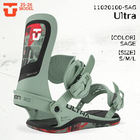 予約 25-26 UNION ユニオン ULTRA ウルトラ SAGE メンズ スノーボード ビンディング スノボ バインディング 2026 日本正規品