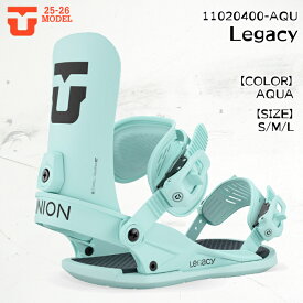 予約 25-26 ユニオン レガシー ビンディング スノーボード UNION LEGACY AQUA レディース スノボ 2026 日本正規品