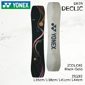 【2月はポイント10倍※要エントリー】25-26 ヨネックス デクリック スノーボード 板 YONEX DECLIC レディース スノボ イージーライド キャンバー 2026 日本正規品