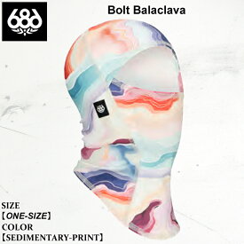 【12/4 20時～楽天SS！ポイント10倍～12/11 1:59迄】目だし帽 シックスエイトシックス ボルト バラクラバ 25-26 686 Youth Bolt Balaclava M2WFMSK51 SEDIMENTARY-PRINT 日本正規品