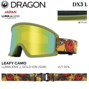 y|Cg10{IC[OXӍՁ`11/16z\ S[O hS fB[GbNXX[ G 25-26 DRAGON DX3 L DX3L-S08 LEAFY CAMO LUMALENS J. GOLD ION Xm[{[h XL[ {Ki