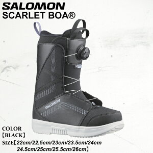 y|Cg10{I}\11/4 20:00`11/11 1:59z\ u[c T XJ[bg {A 25-26 SALOMON SCARLET BOA? L47543000 Xm[{[h BLACK fB[X {Ki