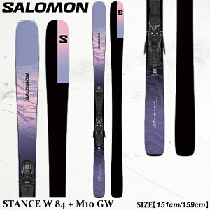 \  T X^X 25-26 SALOMON STANCE W 84 + M10 GW L47910000 XL[ fB[X rfBO  Zbg {Ki