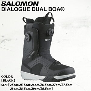 y|Cg10{IubNtCf[z\ u[c T _CAO fA {A 25-26 SALOMON DIALOGUE DUAL BOA? L49163800 Xm[{[h BLACK Y {Ki