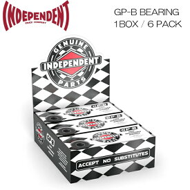 【エントリーでポイント10倍】業販価格 ベアリング 1カートン(6PACKセット) INDEPENDENT BREANA GP-B ジピービー スケボ sk8 日本正規品