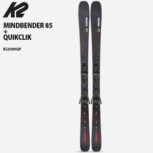 �y2���̓|�C���g10�{���v�G���g���[�z�X�L�[�� �P�[�c�[ �����Y 25-26 K2 MINDBENDER 85 �r���f�B���O �Z�b�g MARKER QUIKCLIK M3 11 Compact �I�[���}�E���e�� KS250992P ���{���K�i