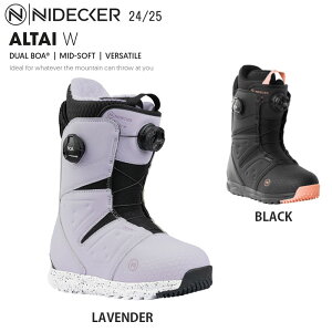 y|Cg10{IubNtCf[zXm[{[h u[c 24-25 iCfbJ[ A^C NIDECKER ALTAI W DUAL BOA fB[X {Ki
