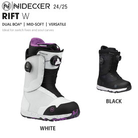 【早期予約特典付】スノーボード ブーツ 24-25 ナイデッカー リフト NIDECKER RIFT W DUAL BOA レディース 日本正規品