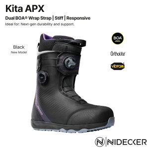 【ポイント10倍※お買い物マラソン〜10/27 9:59迄】 予約 25-26 ナイデッカー キタ APX スノーボード ブーツ NIDECKER Kita APX メンズ スノボ フリースタイル 2026 日本正規品