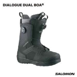 �y4���̓|�C���g10�{���v�G���g���[�z�\�� 26-27 �X�m�[�{�[�h �u�[�c �T������ SALOMON DIALOGUE DUAL BOA WIDE BLACK �����Y ���{���K�i