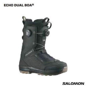�y4���̓|�C���g10�{���v�G���g���[�z�\�� 26-27 �X�m�[�{�[�h �u�[�c �T������ SALOMON ECHO DUAL BOA BLACK �����Y ���{���K�i