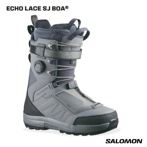 �y4���̓|�C���g10�{���v�G���g���[�z�\�� 26-27 �X�m�[�{�[�h �u�[�c �T������ SALOMON ECHO LACE SJ BOA CASTOR GREY �����Y ���{���K�i