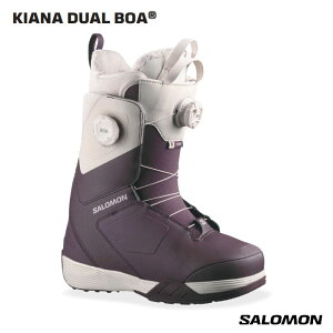 �y3���̓|�C���g10�{���v�G���g���[�z�\�� 26-27 �X�m�[�{�[�h �u�[�c �T������ SALOMON KIANA DUAL BOA HUCKLEBERRY ���f�B�[�X ���{���K�i
