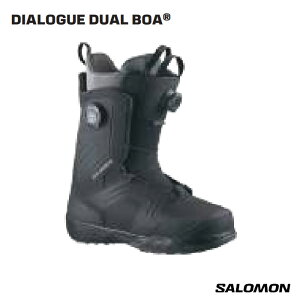 �y4���̓|�C���g10�{���v�G���g���[�z�\�� 26-27 �X�m�[�{�[�h �u�[�c �T������ SALOMON DIALOGUE DUAL BOA BLACK �����Y ���{���K�i