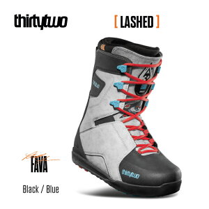 �y2���̓|�C���g10�{���v�G���g���[�z25-26 thirtytwo LASHED FAVA '25 �X�m�[�{�[�h �u�[�c �T�[�e�B�[�c�[ ���b�V�h �t�@���@ BLACK/BLUE ���{���K�i