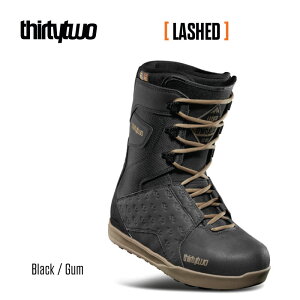 �y2���̓|�C���g10�{���v�G���g���[�z25-26 thirtytwo LASHED '25 �X�m�[�{�[�h �u�[�c �T�[�e�B�[�c�[ ���b�V�h BLACK/GUM ���{���K�i