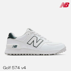 �y5/9 20���`�|�C���g5�{���������}���\���z�S���t�V���[�Y �����Y New Balance Golf 574 v4 UG574C4 WHITE with MEDUSA GREEN and GREY MATTER �O���[�� ���{���K�i