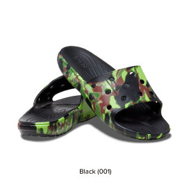 【20%OFF 】 CLASSIC CROCS SPRAY CAMO SLIDE クラシック クロックス スプレイ カモ スライド サンダル 迷彩 ユニセックス レディース メンズ ミリタリー 208252 セール