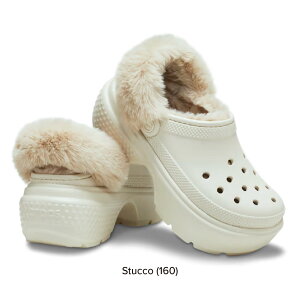 【20%OFF 送料無料】ストンプ ラインド クロッグ STOMP LINED CLOG 厚底 サンダル 新作 クロックスサンダル ウィメン サンダル 208546 クロックス正規取扱店 暖かいふわふわしたボア付き 冬物 SALE セ