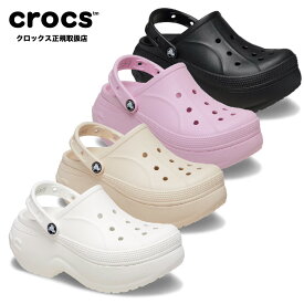 【20%OFF 送料無料】ベラ クロッグ Bella Clog 8cm ヒール crocs レディース メンズ サンダル 定番 快適 厚底 正規 フェミニン正規取扱店 クロックスレディース 210062 SALE セール