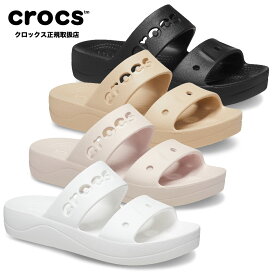 【20%OFF 送料無料】クロックス crocs バヤ プラットフォーム サンダル Baya Platform Sandal 208188 レディース メンズ クロックス正規取扱 厚底 ピンク ギフト SALE