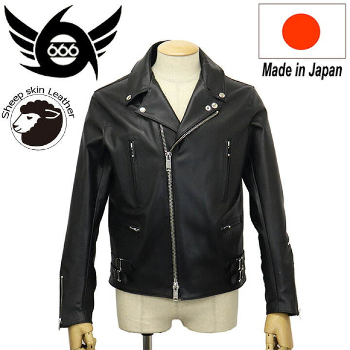 楽天市場】正規取扱店 666 LEATHER WEAR LJM-1TF タイトフィット U.K. 