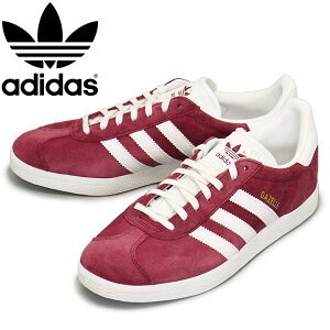 正規取扱店 adidas (アディダス) B41645 GAZELLE ガゼル スニーカー カレッジバーガンディxフットウェアホワイトxゴールドメタリック AD255