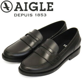 【楽天スーパーSALE】 正規取扱店 AIGLE (エーグル) ZZFNB33 SORBUS ラバー ローファー レディースシューズ 004 NOIR A AGL049