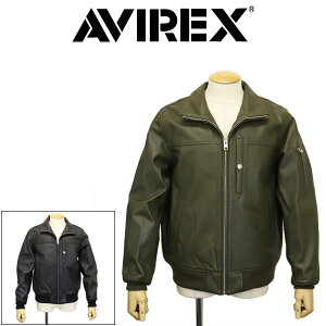 ���K�戵�X AVIREX (�A���B���b�N�X) 5950023 STAND �X�^���h MA-1 LEATHER MOD �V�[�v���U�[�W���P�b�g �u���]�� �S2�F