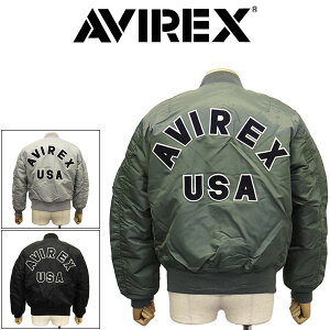 ���K�戵�X AVIREX (�A���B���b�N�X) 2952013 MA-1 COMMERCIAL LOGO �R�}�[�V���� ���S �t���C�g�W���P�b�g �S3�F