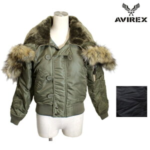 K戵X AVIREX (ABbNX) 5952603 N-2B COMMERCIAL FAKE FUR R}[V tFCNt@[ fB[X tCgWPbg S2F