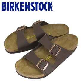 正規取扱店 BIRKENSTOCK (ビルケンシュトック) ARIZONA (アリゾナ) スムースレザー サンダル レギュラー(幅広) D.BROWN(ダークブラウン) BI033