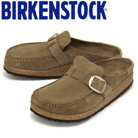 正規取扱店 BIRKENSTOCK (ビルケンシュトック) 1019462 BUCKLEY バックリー スエードレザーサンダル GRAY TAUPE レギュラー幅 BI236