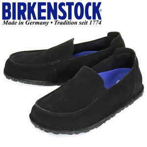 正規取扱店 BIRKENSTOCK (ビルケンシュトック) 1026153 UTTI SLIP ON SUEDE LEVE スエードレザースリッポン BLACK レギュラー幅 BI298