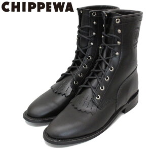 Dead stock �f�b�h�X�g�b�N vintage ���B���e�[�W CHIPPEWA (�`�y��) 1901W66 Women's 8inch Lacer(8�C���`���[�T�[ ���[�X�A�b�v�Z�~�h���X�u�[�c) ���f�B�[�X Black