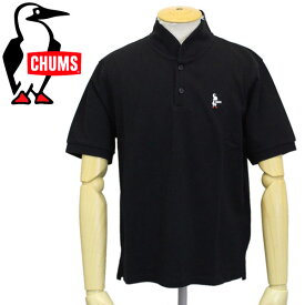 sale セール 正規取扱店 CHUMS (チャムス) CH02-1158 Booby Shawl Polo Shirt ブービーショールポロシャツ K001Black CMS064