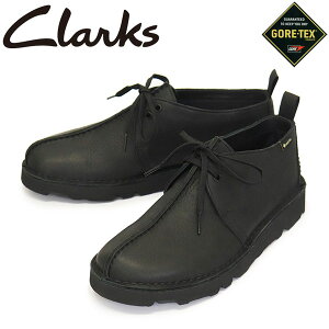 K戵X Clarks (N[NX) 26177725 Desert Trek GTX fU[ggbN YV[Y Black Leather CL121
