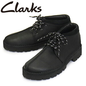 K戵X Clarks (N[NX) 26179321 Trek Hike gbNnCN YV[Y Black Leather CL125