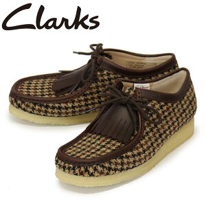 K戵X Clarks (N[NX) 26182791 Wallabee r[ YV[Y Brown Tweed Comb CL149