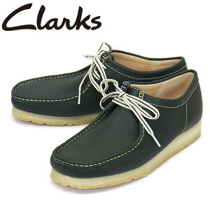 ���K�戵�X Clarks (�N���[�N�X) 26185656 Wallabee RB �����r�[ �����Y�V���[�Y Dark Green Lea CL161