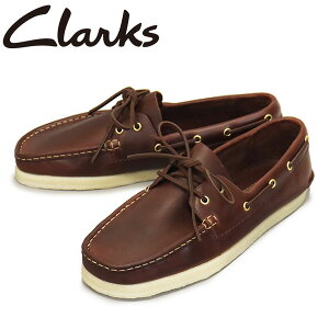 ���K�戵�X Clarks (�N���[�N�X) 26186503 Godney Boat �����Y�V���[�Y British Tan Lea CL163