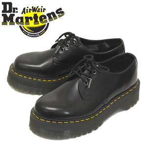 ���K�戵�X Dr.Martens (�h�N�^�[�}�[�`��) 25567001 1461 QUAD 3�z�[�� ���U�[�V���[�Y BLACK