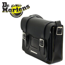 正規取扱店 Dr.Martens (ドクターマーチン) AB097001 11インチ Leather Satchel Bag レザーサッチェルバッグ BLACK KIEV